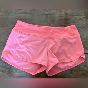 Lululemon Athletica Coral Athletic Shorts